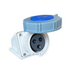 MD1232 ổ cắm 1 pha 32a 4 chấu nó nắp vặn chống nước IP67