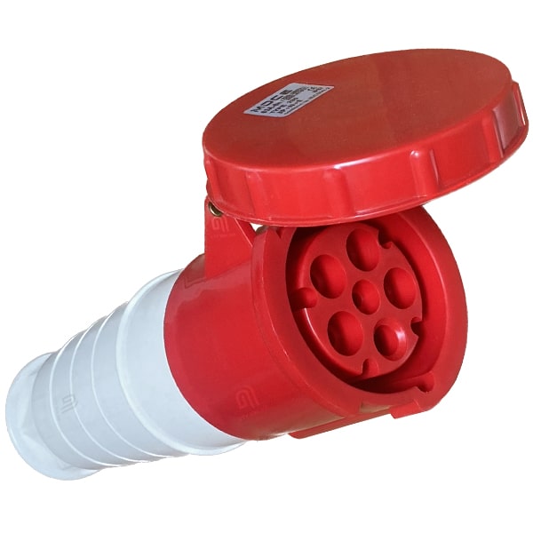 ổ cắm công nghiệp 3 pha 5 chấu 63a di động IP67