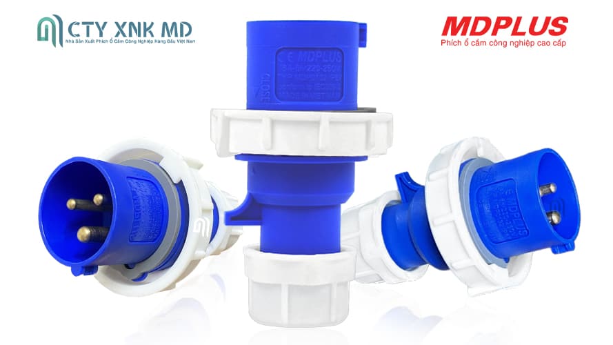 MDP0132 Phích cắm công nghiệp di động 16a 3 chấu IP67