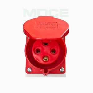 ổ cắm công nghiệp cố định 3 pha 4 chấu 32A