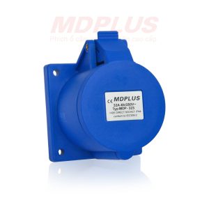 Ổ cắm 3 chấu gắn tủ điện 1 pha 32a MDP323