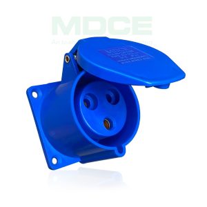 MD323 Ổ cắm công nghiệp 3 chấu 32A IP44 lắp tủ điện 1 pha