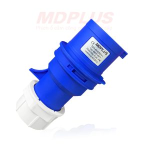 Phích cắm công nghiệp 1 pha 3 chấu 32a cao cấp MDP023