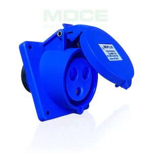 Ổ cắm 3 chấu nghiêng 32a gắn cố định MDP323