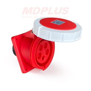 Ổ cắm nghiêng 5 chấu gắn tủ 3 pha 32A IP67 MDP4252