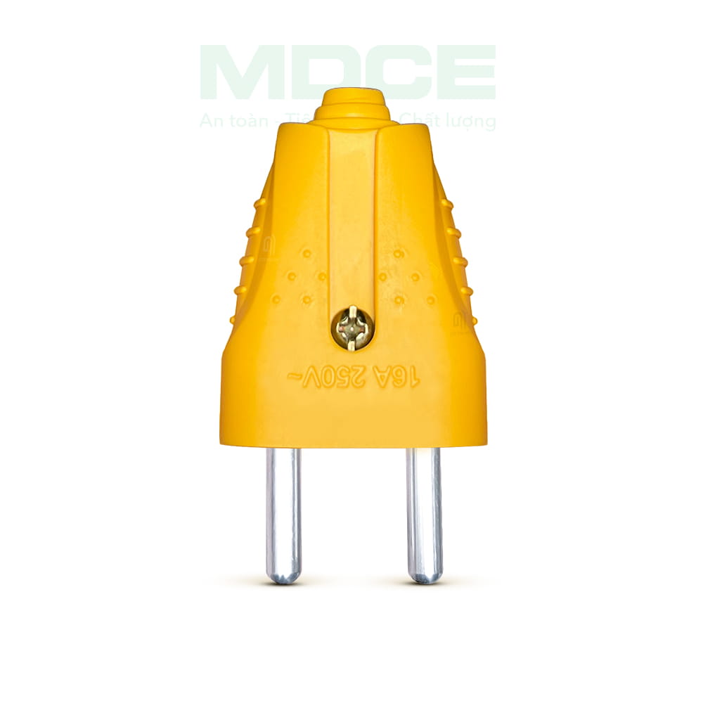 Chi tiết phích cắm 2 chân điện 220v MD012CV